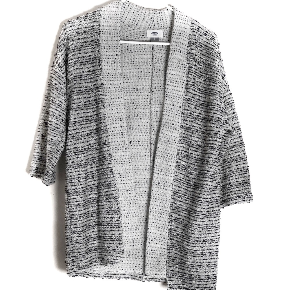 Old Navy Boyfriend Bouclé Knit Sweater Jacket